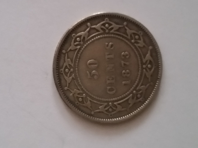 1873-Newfoundland-50-Cent-Coin